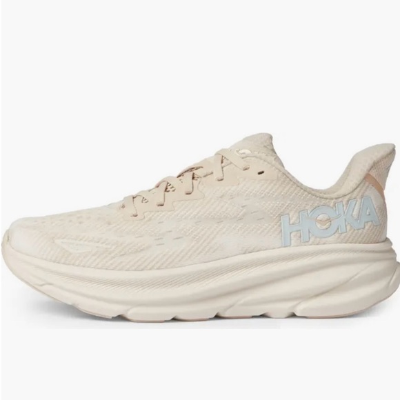 Hoka Clifton 9, shifting sand/eggnog (cream-beige color), size 7.5 - Picture 2 of 11